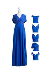 Ocean Blue Multiple Infinity Bridesmaid Dresses Long-27dress